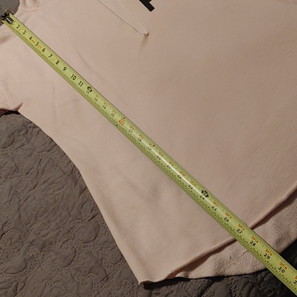 Pink deep V neck sweatshirt - Picture 7 of 7